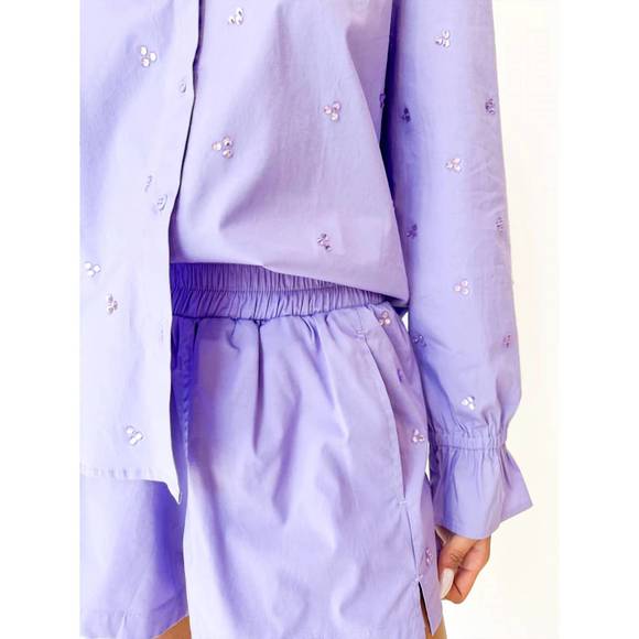 NEW TAYLOR TILLMAN luna short in light purple - Picture 5 of 5